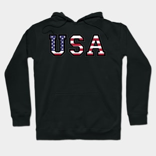 USA American Flag Hoodie